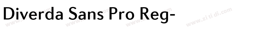 Diverda Sans Pro Reg字体转换 Diverda Sans Pro Reg字体转换